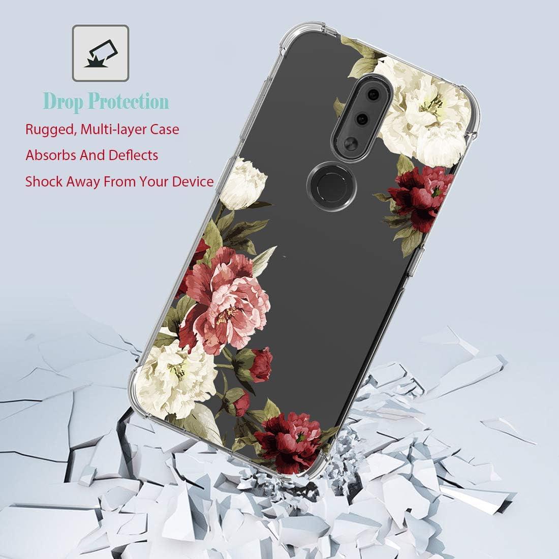 Funda TPU Clara para Nokia 4.2 - Diseño Floral, Ligera y Resistente