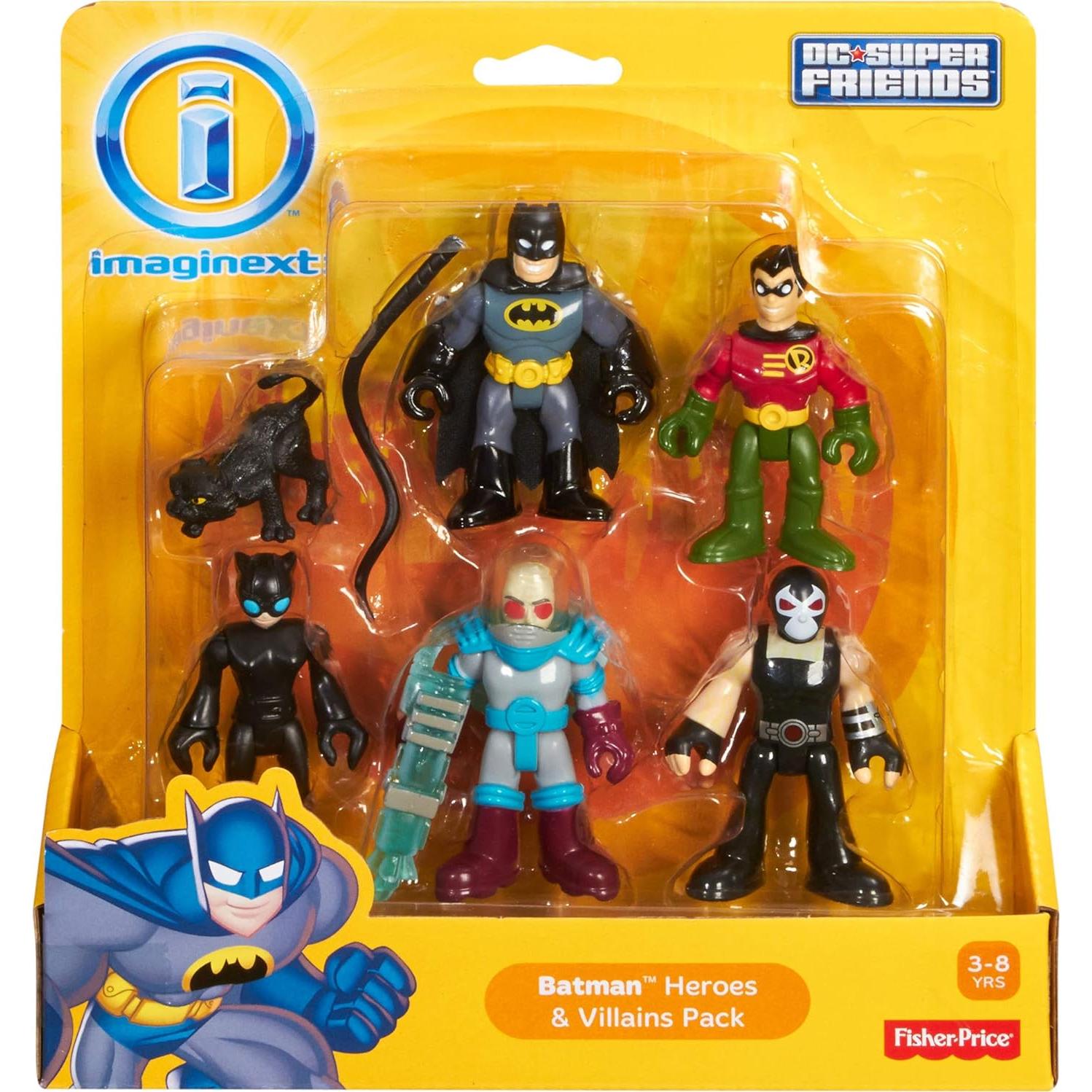 Fisher-Price Paquete Héroes y Villanos Batman 20.96x5.08cm