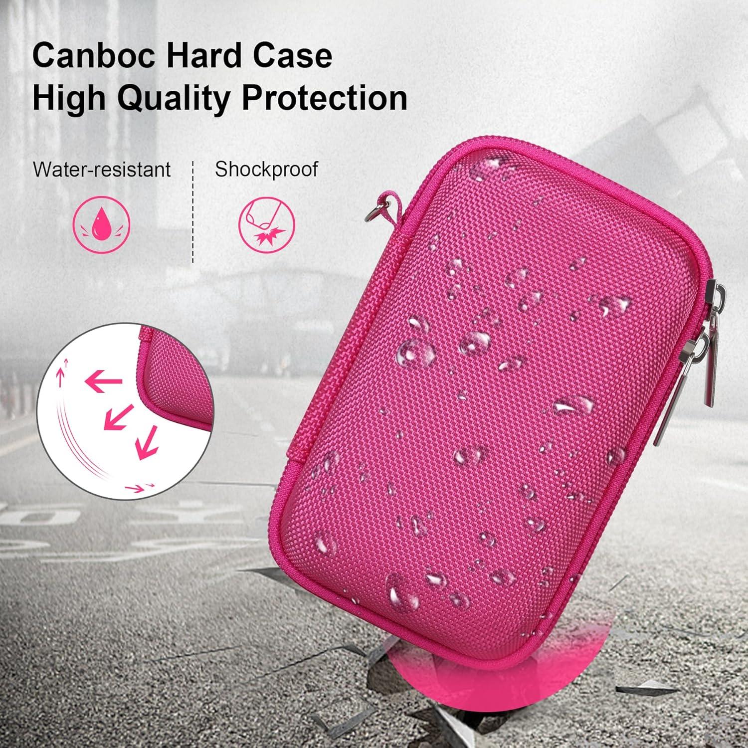 Funda Canboc para Cámara Digital Sony ZV-1/ZV-1F/ZV-1 II - Color Rojo Rosa