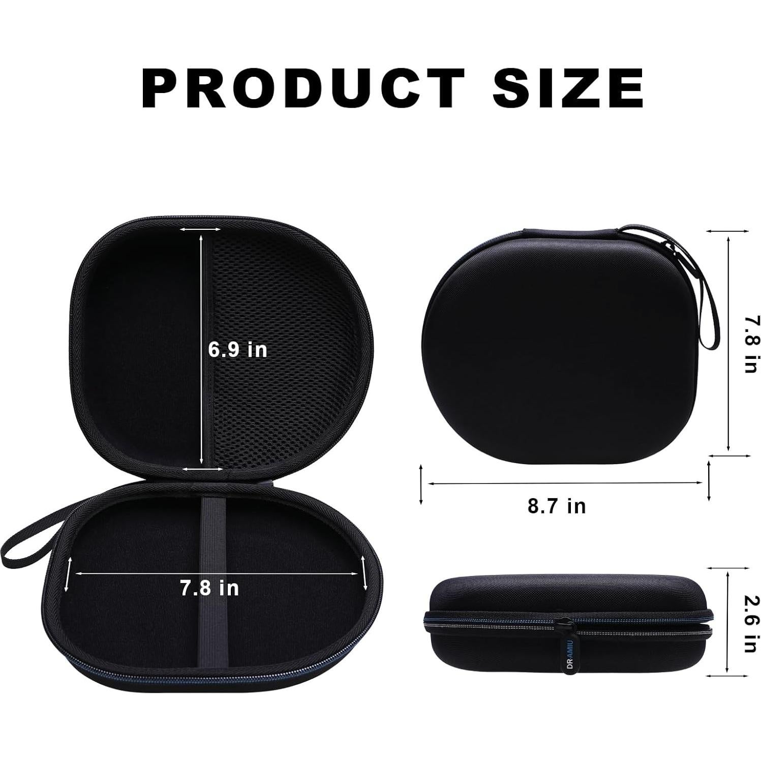 Funda Dura para Auriculares Sony WH-CH720N y WH-CH520 Negra