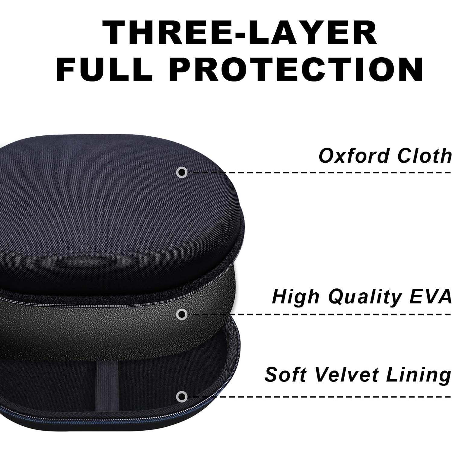 Funda Dura para Auriculares Sony WH-CH720N y WH-CH520 Negra