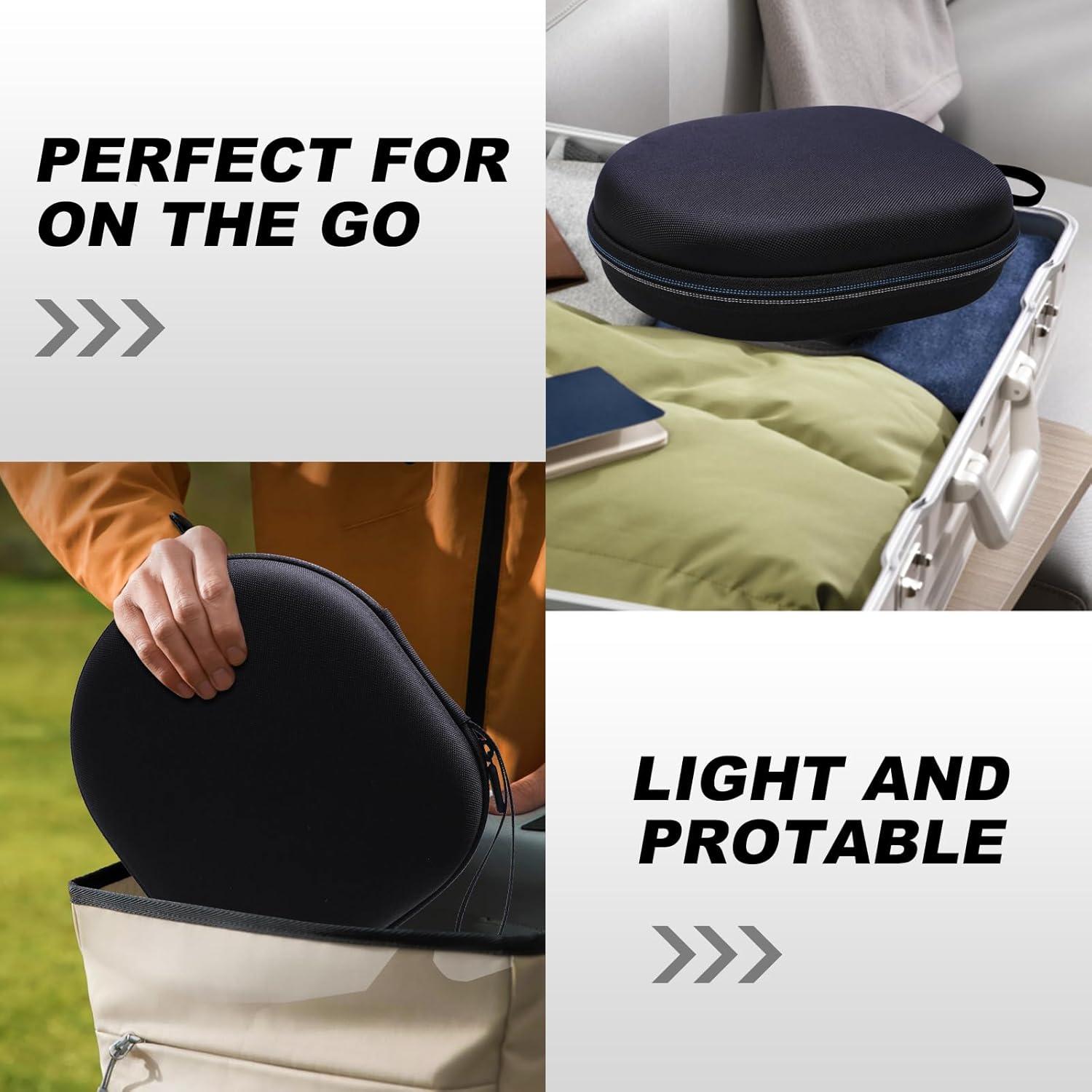 Funda Dura para Auriculares Sony WH-CH720N y WH-CH520 Negra