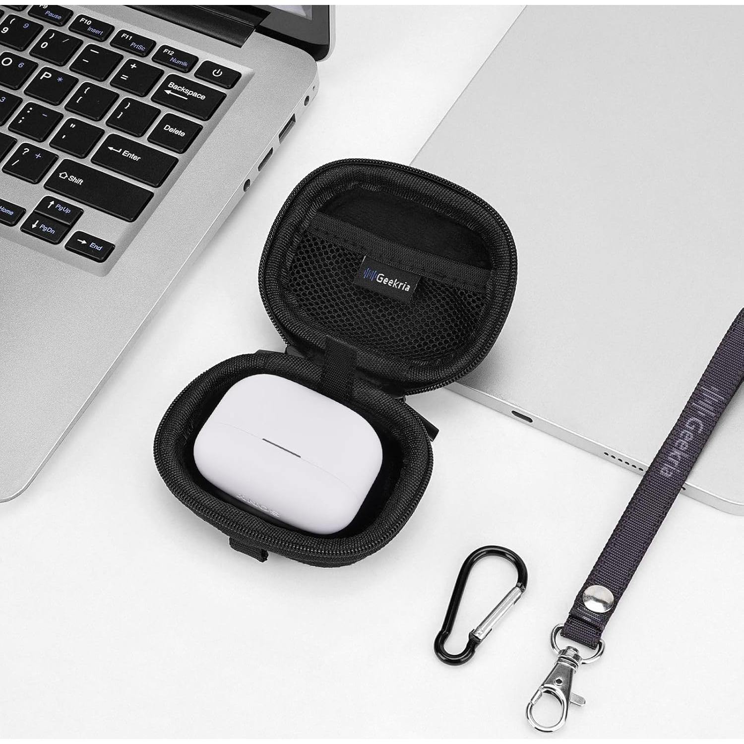 Funda Dura Geekria para Auriculares Sony WF-1000XM6, XM4, Negro