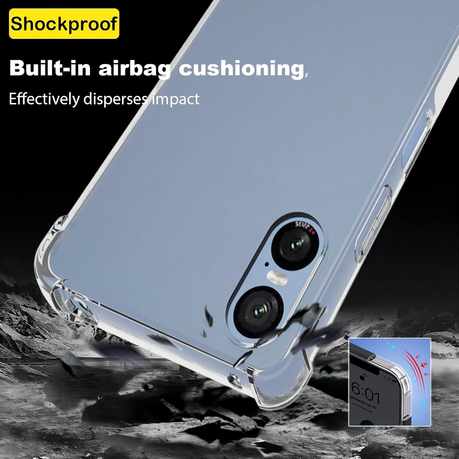 Funda TPU Transparente USTIYA para Sony Xperia 10 Vi 6 Gen