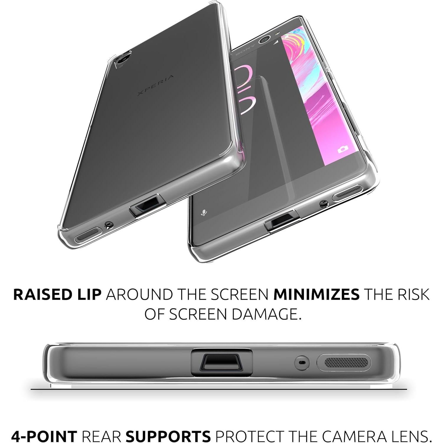 Funda Híbrida Clara Inskin para Sony Xperia XA - Resistente a Rayones