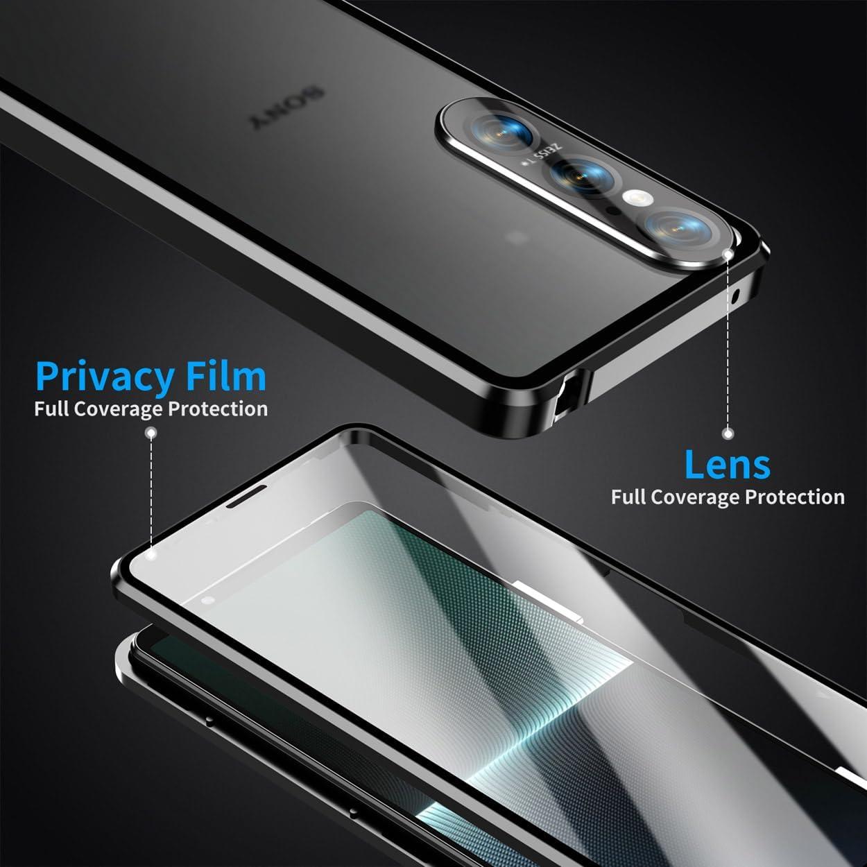 Funda QUIETIP para Sony Xperia 1 VII 5G, Vidrio Templado y Metal