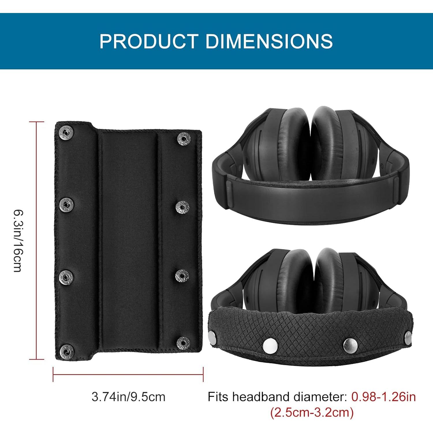 Cubierta de Banda GEVO para Auriculares Sony WH-1000XM4, Negro