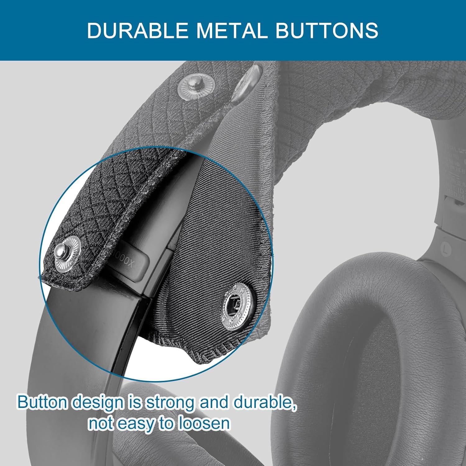 Cubierta de Banda GEVO para Auriculares Sony WH-1000XM4, Negro