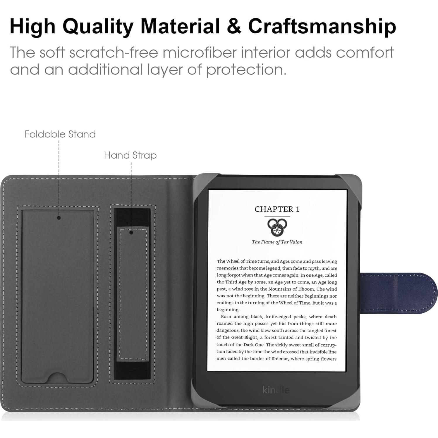 Funda Universal de Cuero para E-Books 6-6.8" - SOMEI