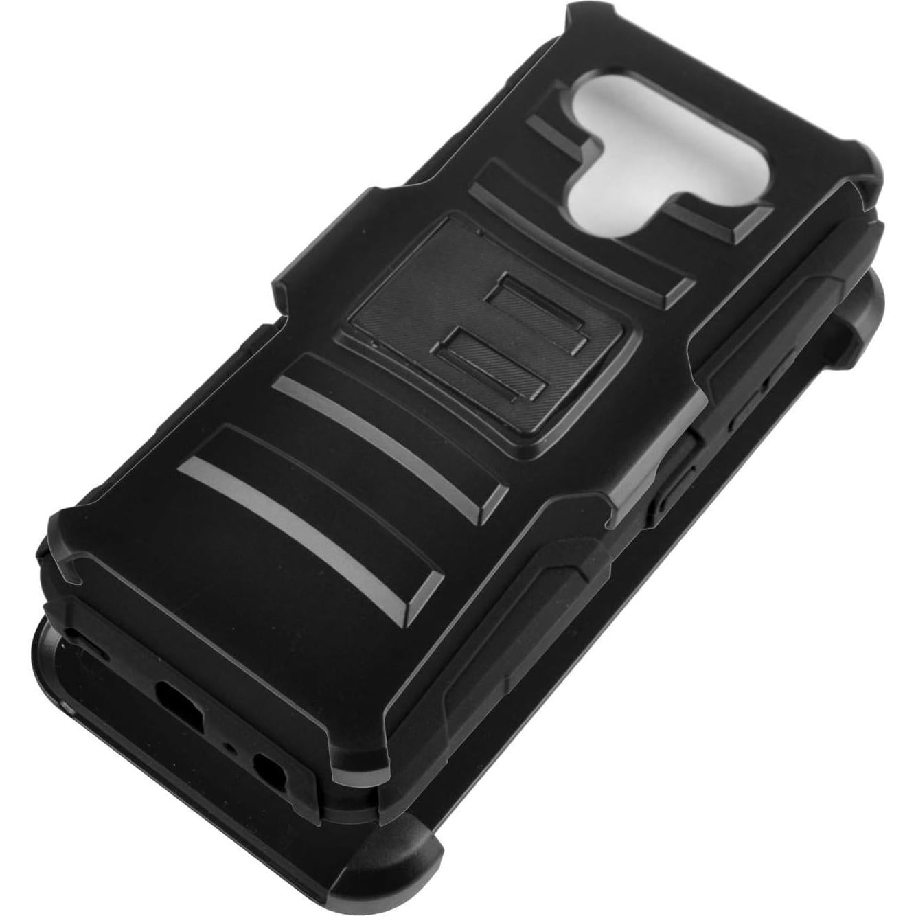 Funda Híbrida CELZEN para LG K51 y Reflect con Clip Negro