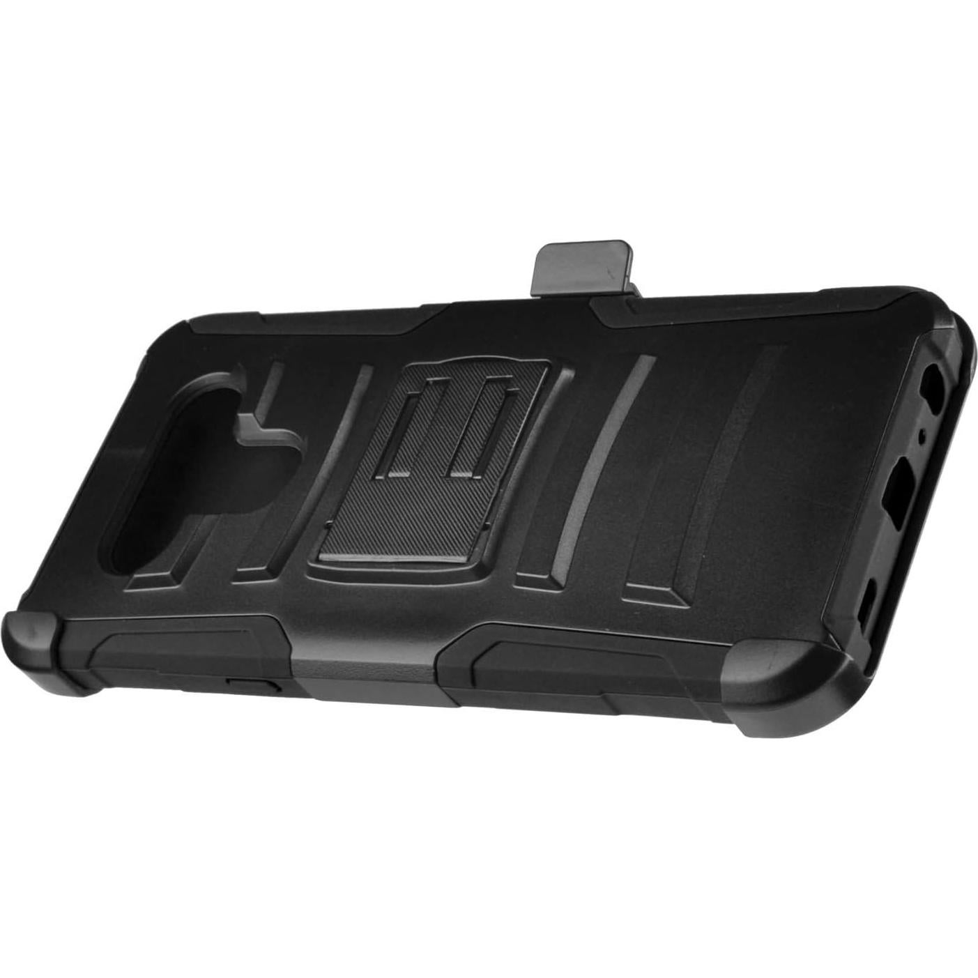 Funda Híbrida CELZEN para LG K51 y Reflect con Clip Negro
