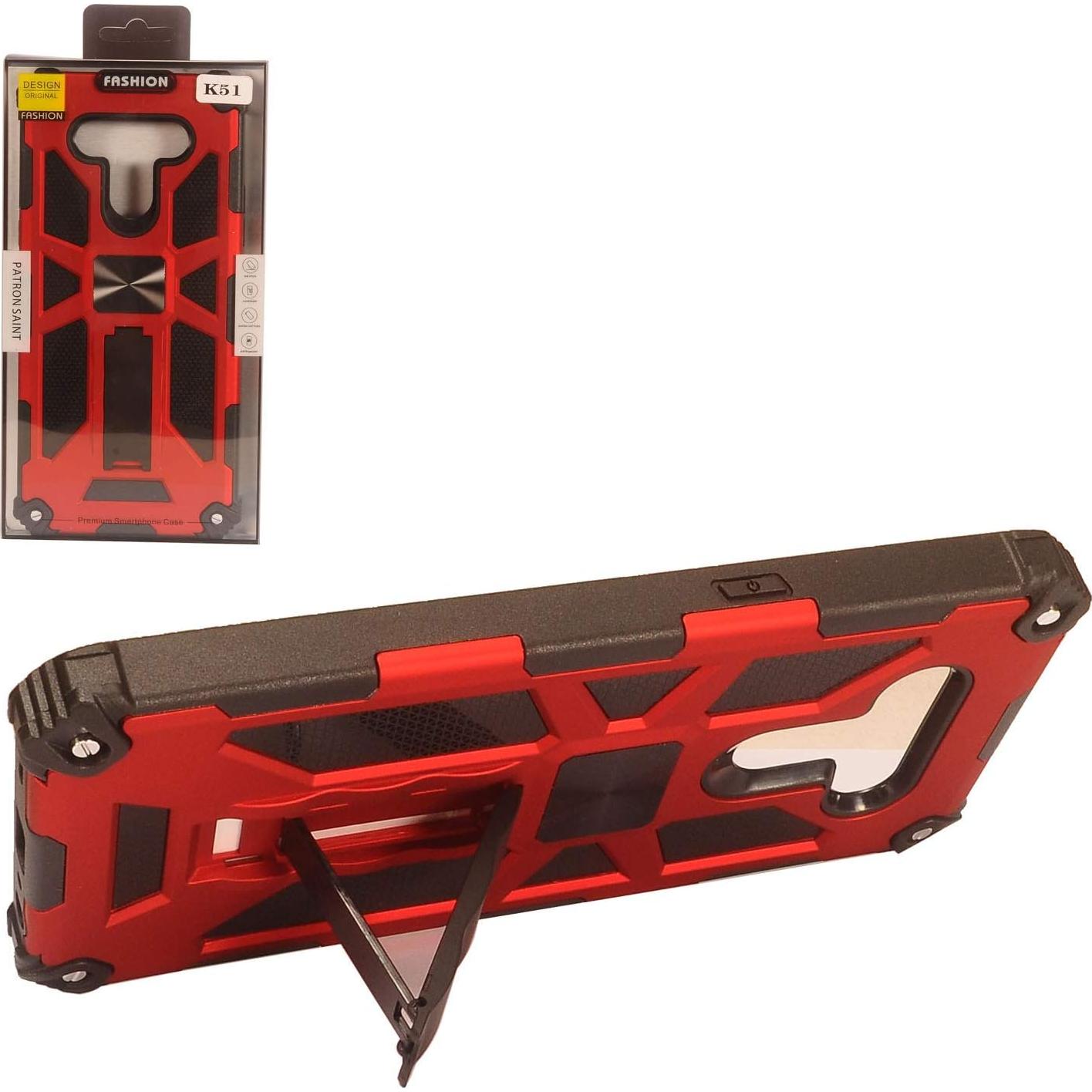 Funda híbrida Defender CELZEN para LG K51 y Reflect - ST6 Rojo