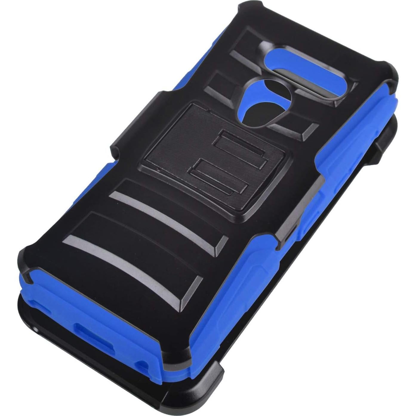 Funda Armadura Híbrida Eaglecell para LG G8 ThinQ - Azul/Negro