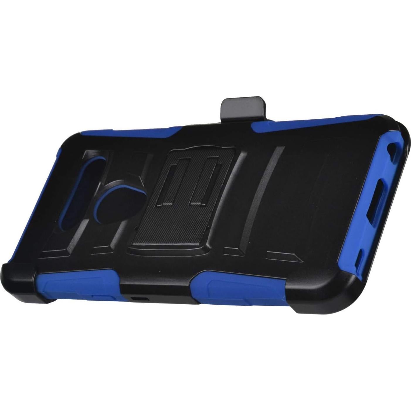 Funda Armadura Híbrida Eaglecell para LG G8 ThinQ - Azul/Negro