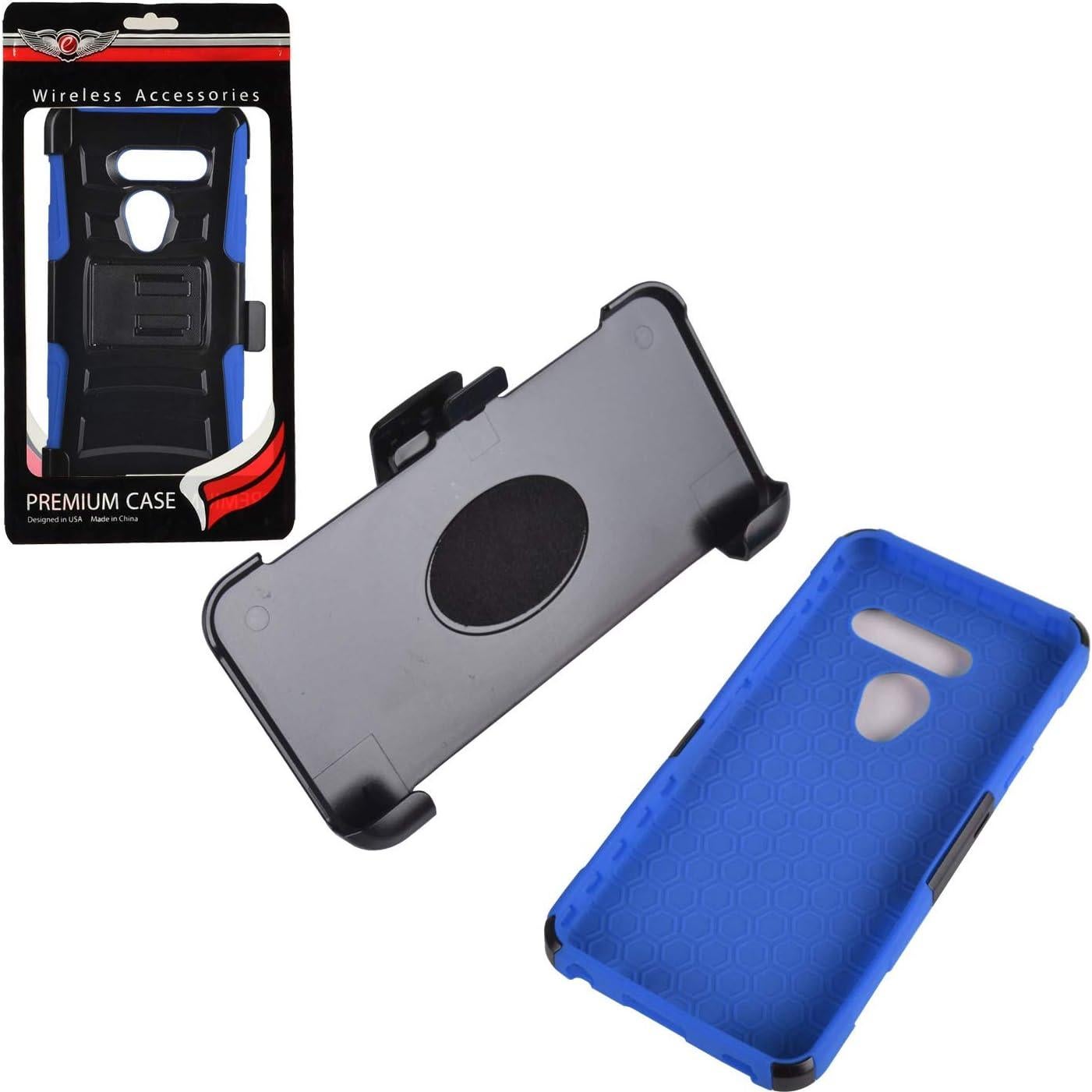 Funda Armadura Híbrida Eaglecell para LG G8 ThinQ - Azul/Negro