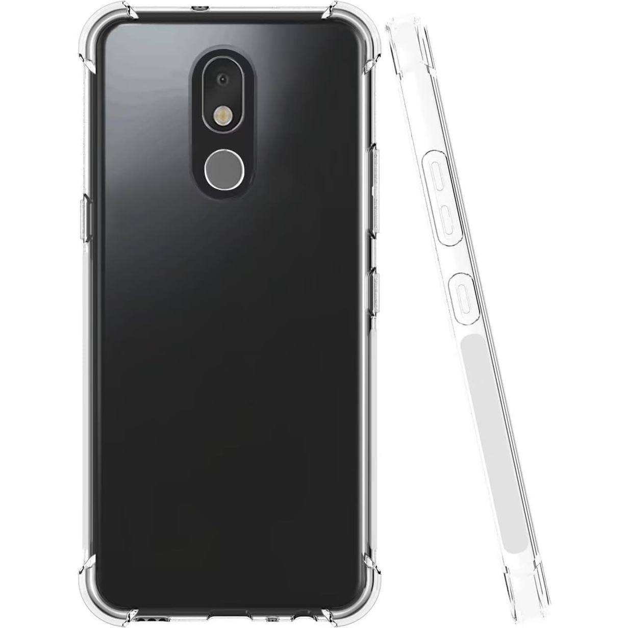 Funda Bumper Flexible Claro TPU para LG Stylo 4 y Q Stylus
