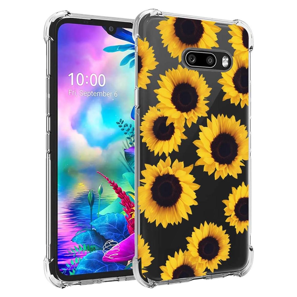 Funda TPU Transparente LG G8X ThinQ/V50S ThinQ Girasol