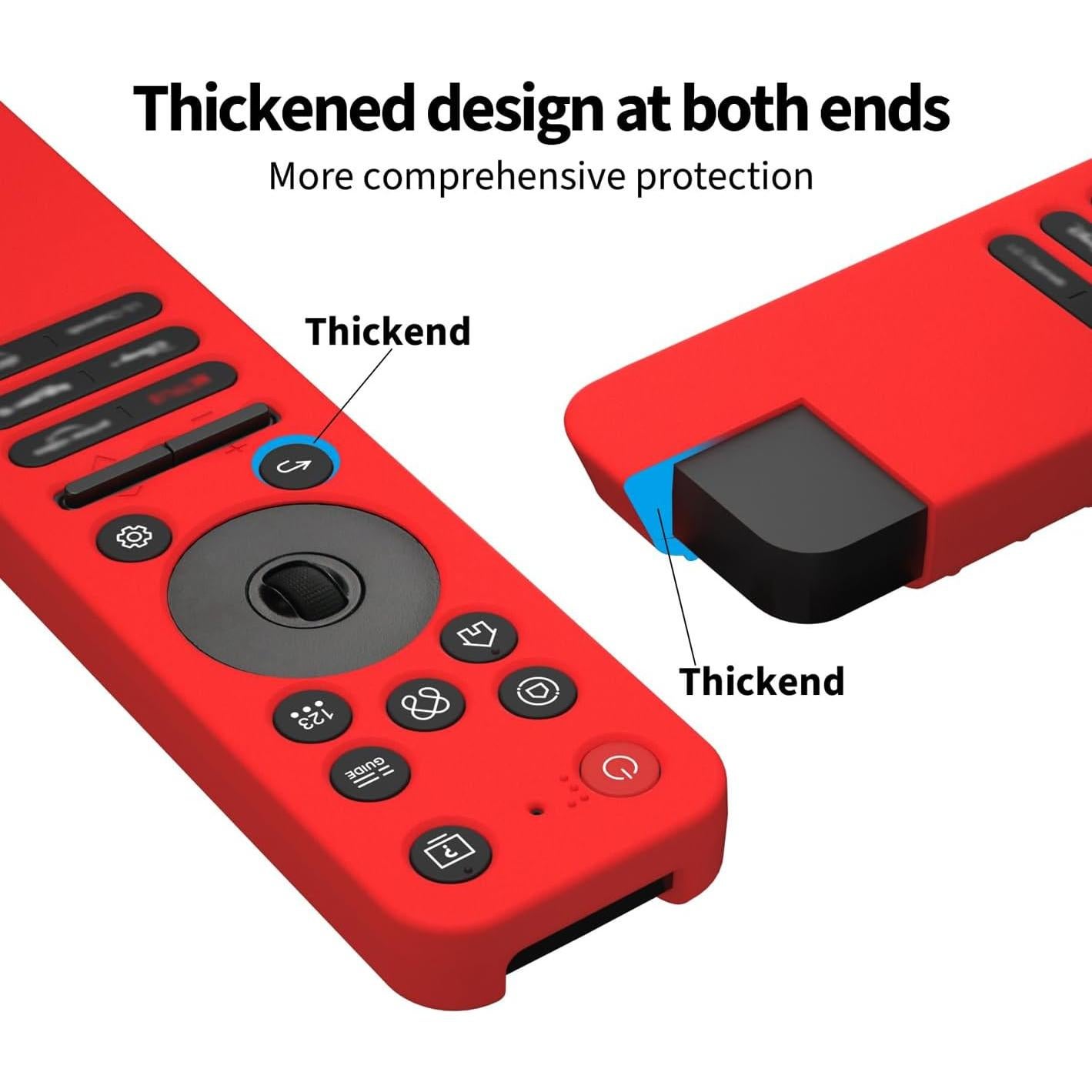 Funda de Silicona Hi Color para Control Remoto LG MR25GA Azul