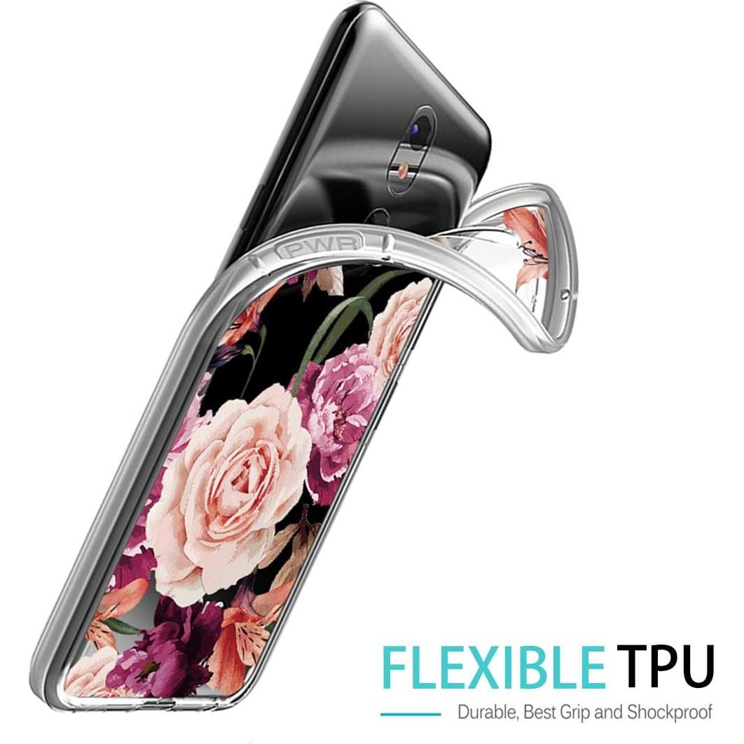 Funda TPU Transparente Floral para LG Stylo 5/5X/5V - Ueokeird