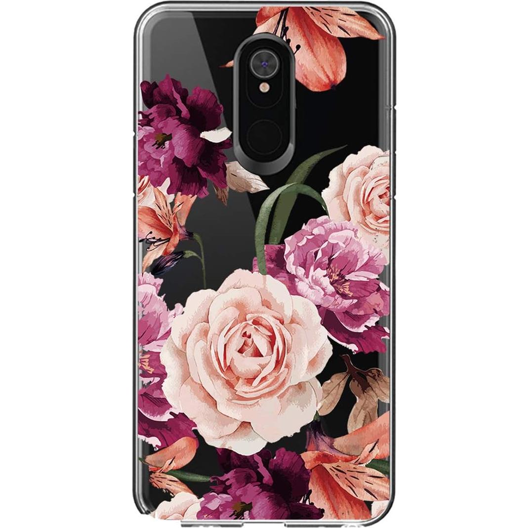 Funda TPU Transparente Floral para LG Stylo 5/5X/5V - Ueokeird