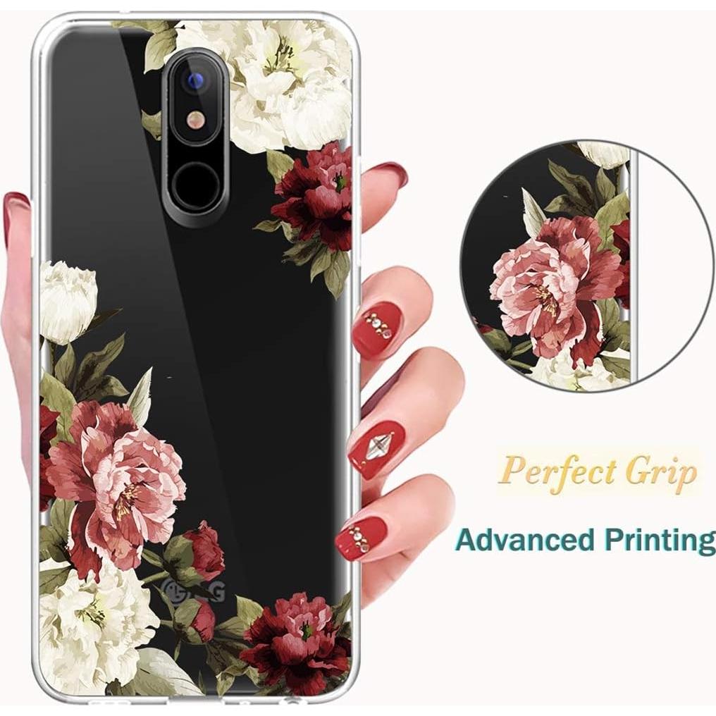 Funda Transparente TPU para LG Stylo 4 Plus - Flor de Floración