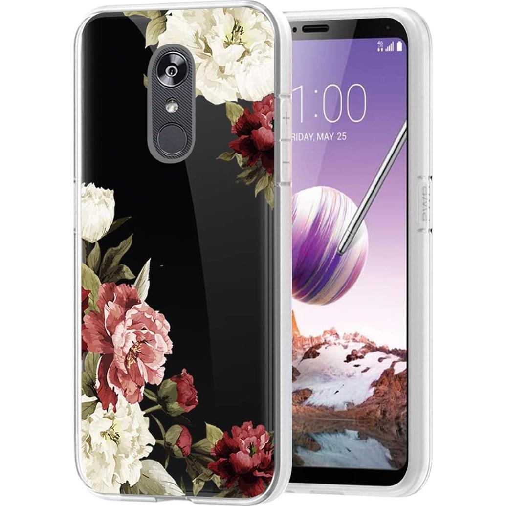Funda Transparente TPU para LG Stylo 4 Plus - Flor de Floración
