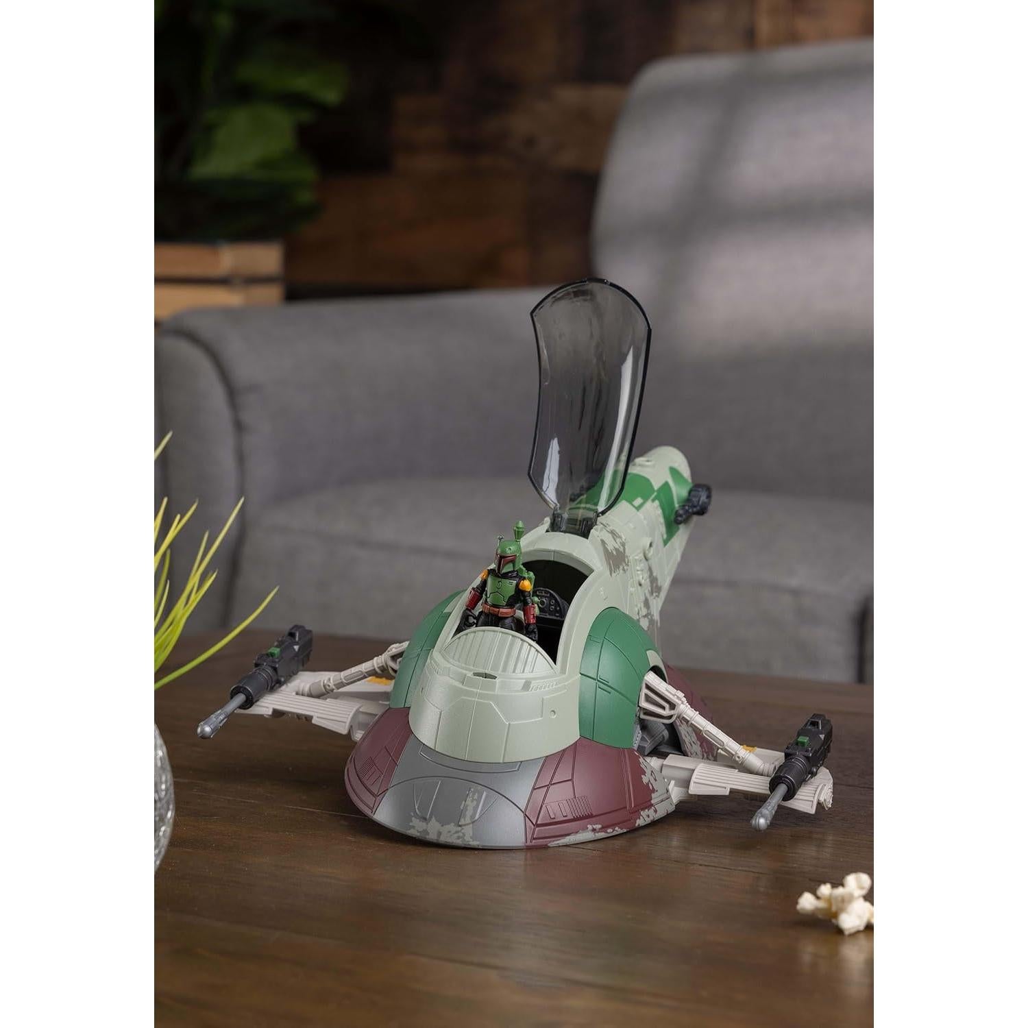 Star Wars Boba Fett Figura de Acción y Nave 6,35 cm