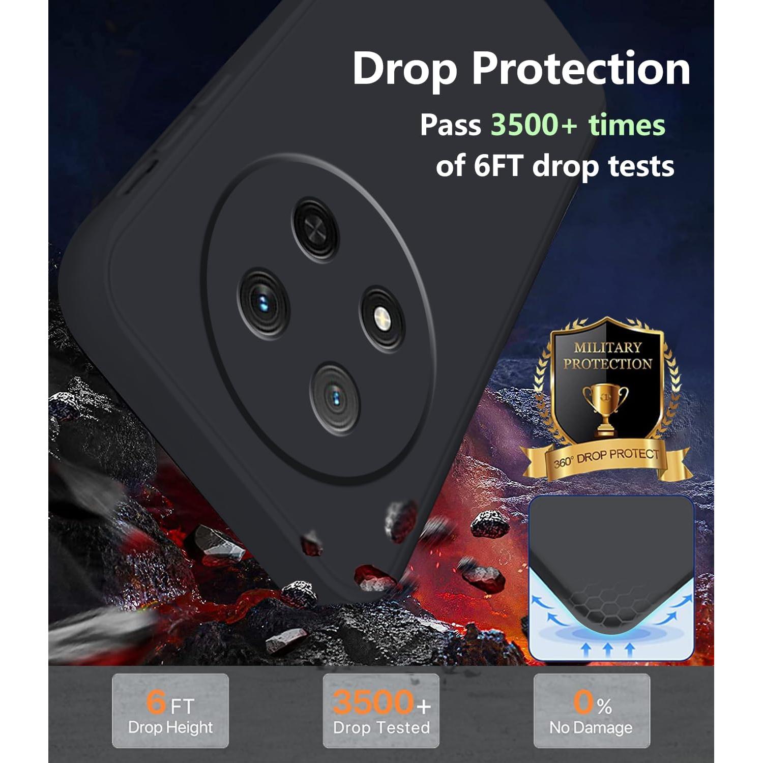 Funda de Silicona Honor Magic 7 Lite - Ultra Delgada Negra