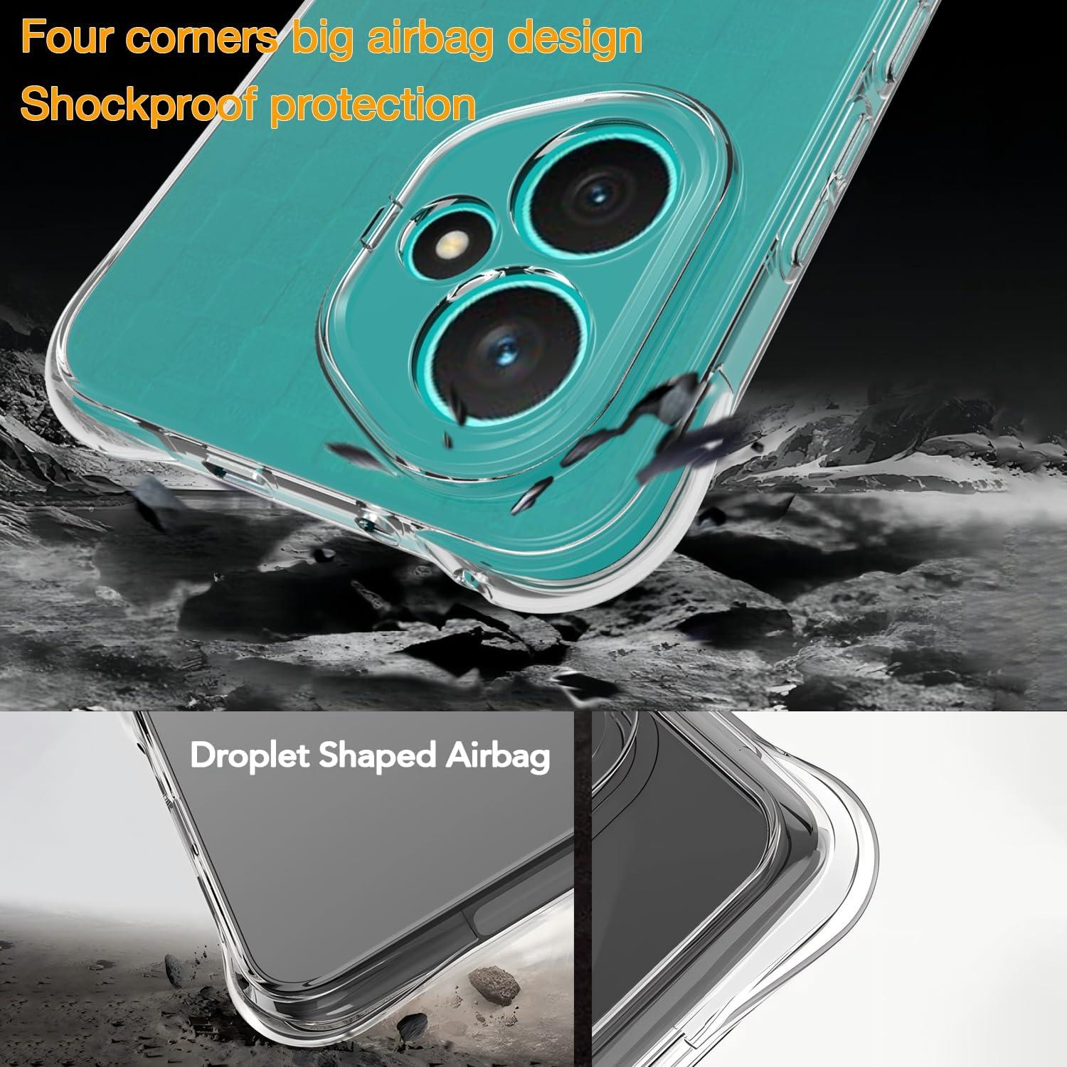 Funda TPU Transparente USTIYA para Honor 400 5G - Protección Militar