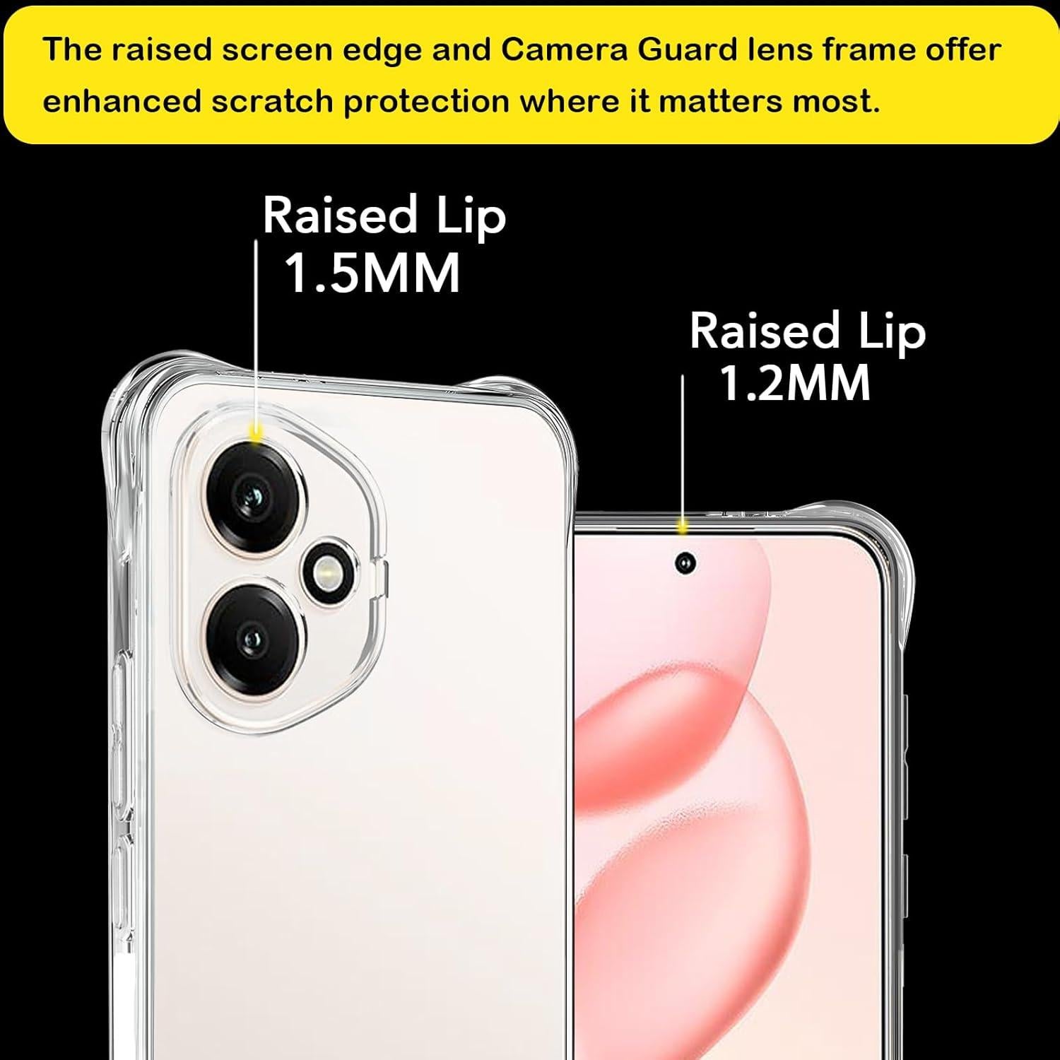 Funda TPU Transparente USTIYA para Honor 400 5G - Protección Militar