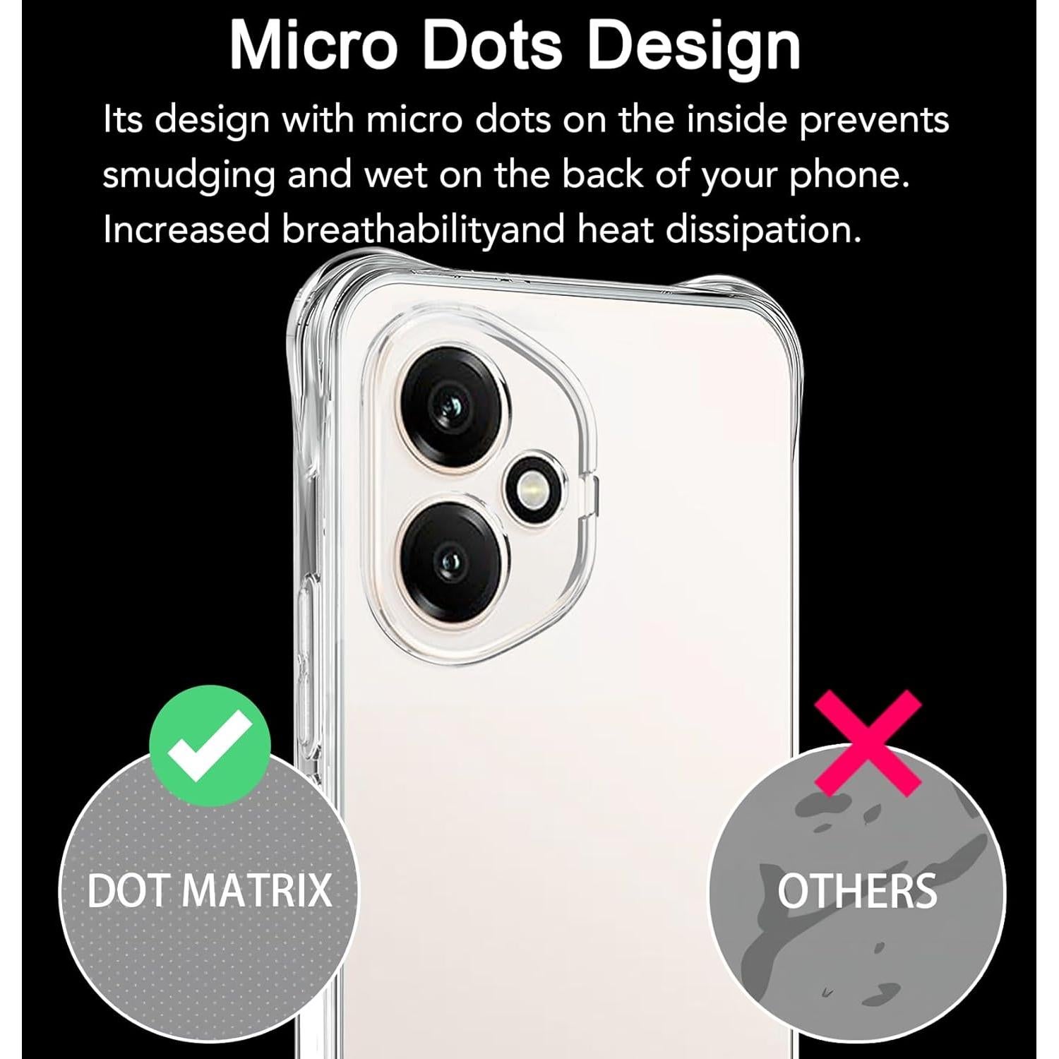 Funda TPU Transparente USTIYA para Honor 400 5G - Protección Militar