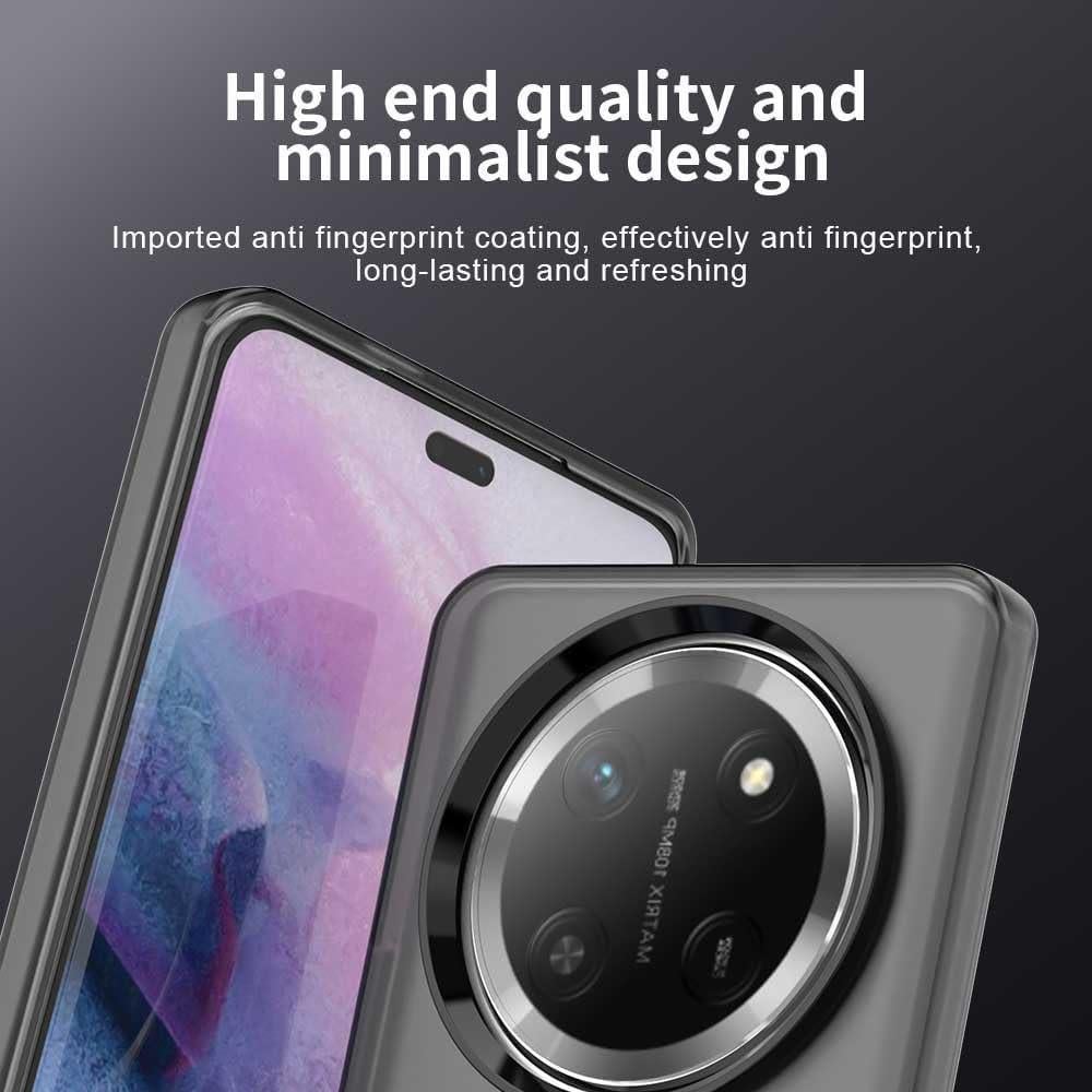 Funda Magnética Honor X9c 5G Negra - Carga Inalámbrica