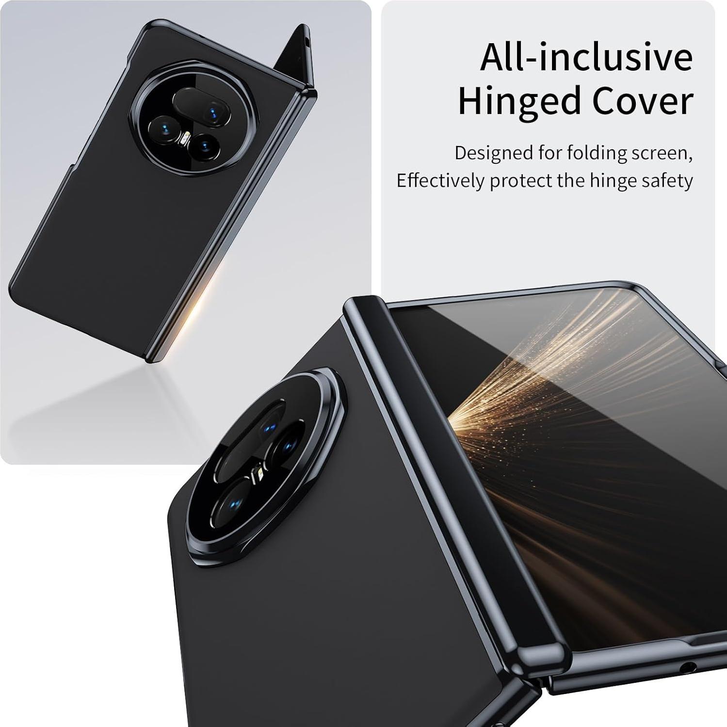 Funda Flip Honor Magic V5 con Protector de Pantalla - Negro