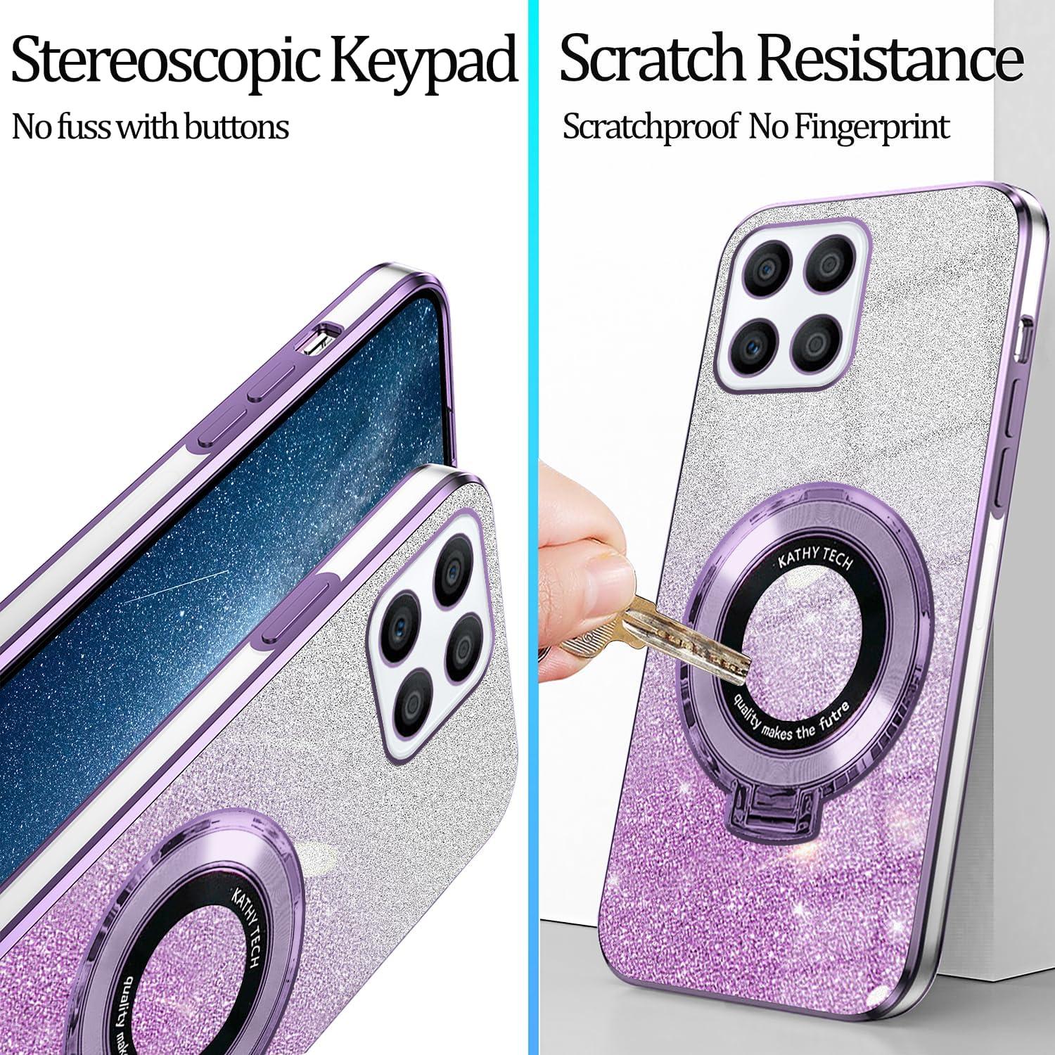 Funda de Silicona Honor X8b Transparente Brillante con Soporte