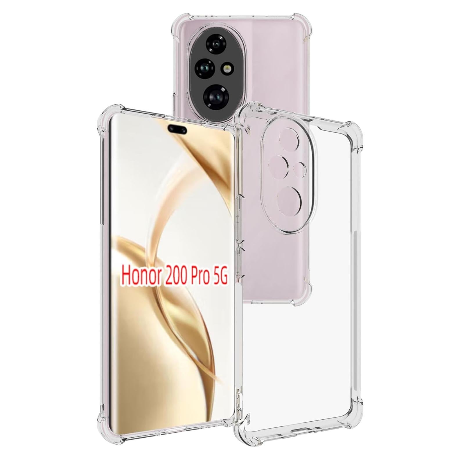 Funda TPU Transparente USTIYA para Honor 200 Pro - Grado Militar