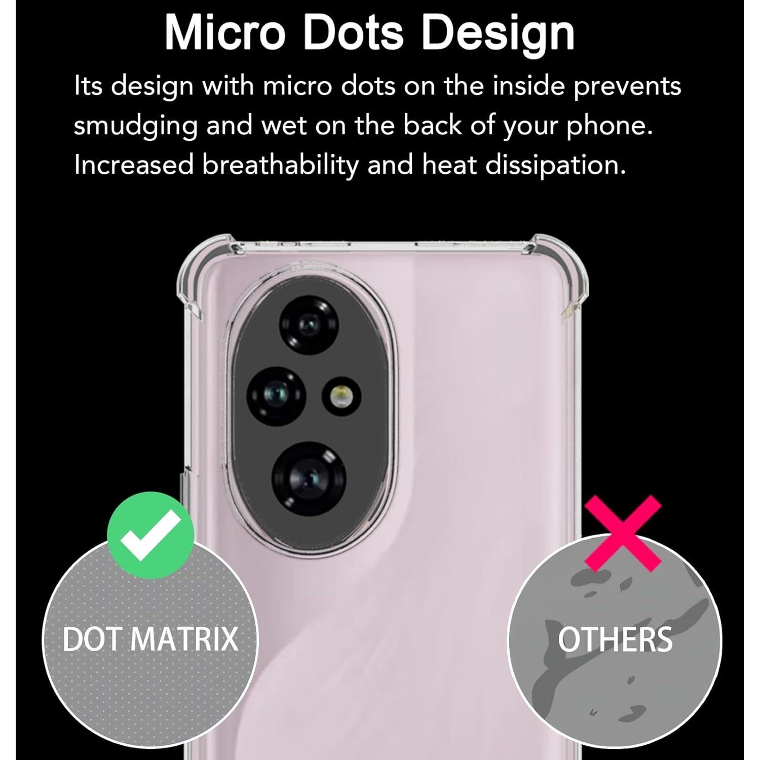 Funda TPU Transparente USTIYA para Honor 200 Pro - Grado Militar