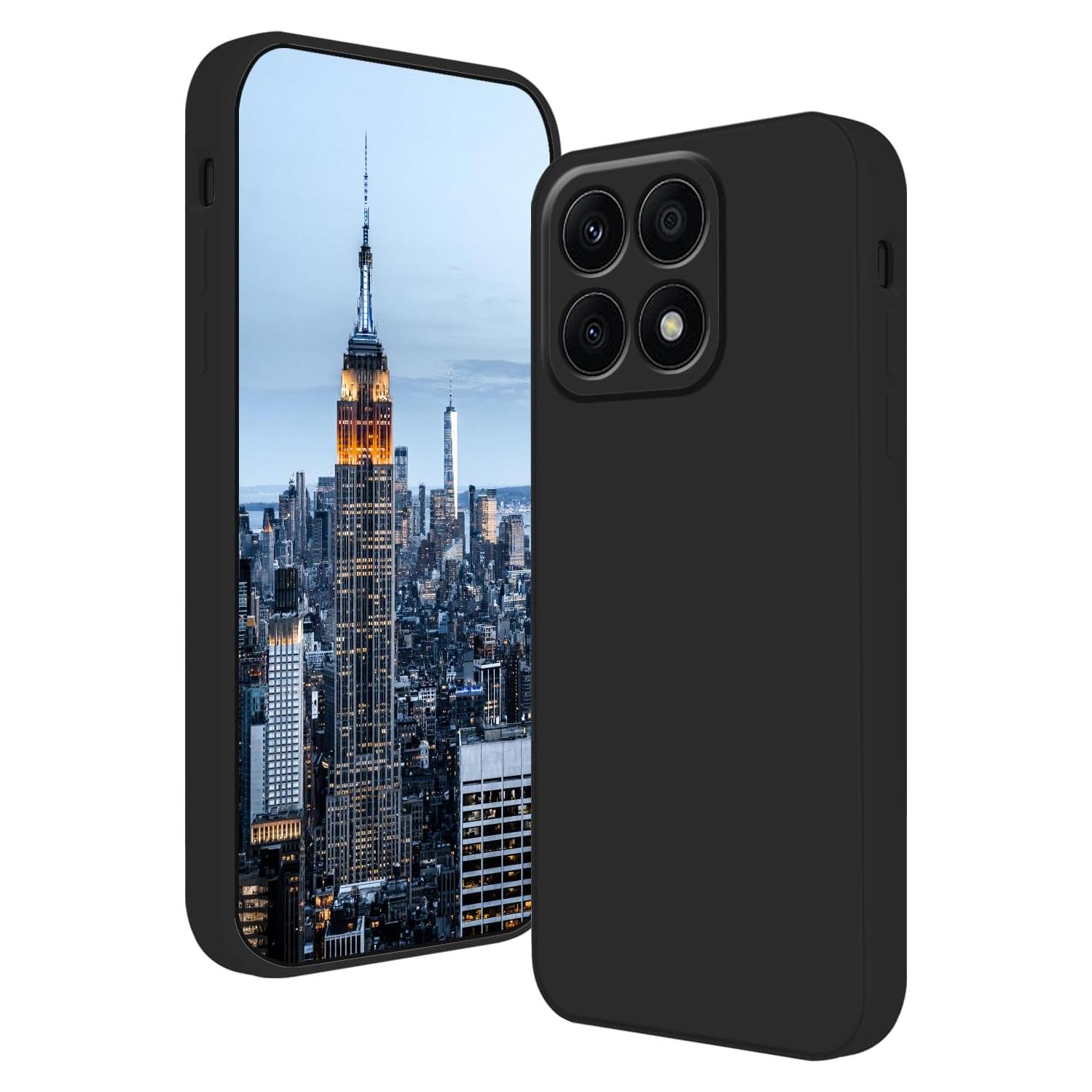 Funda de Silicona Líquida Honor X8b - Antichoque, Negro