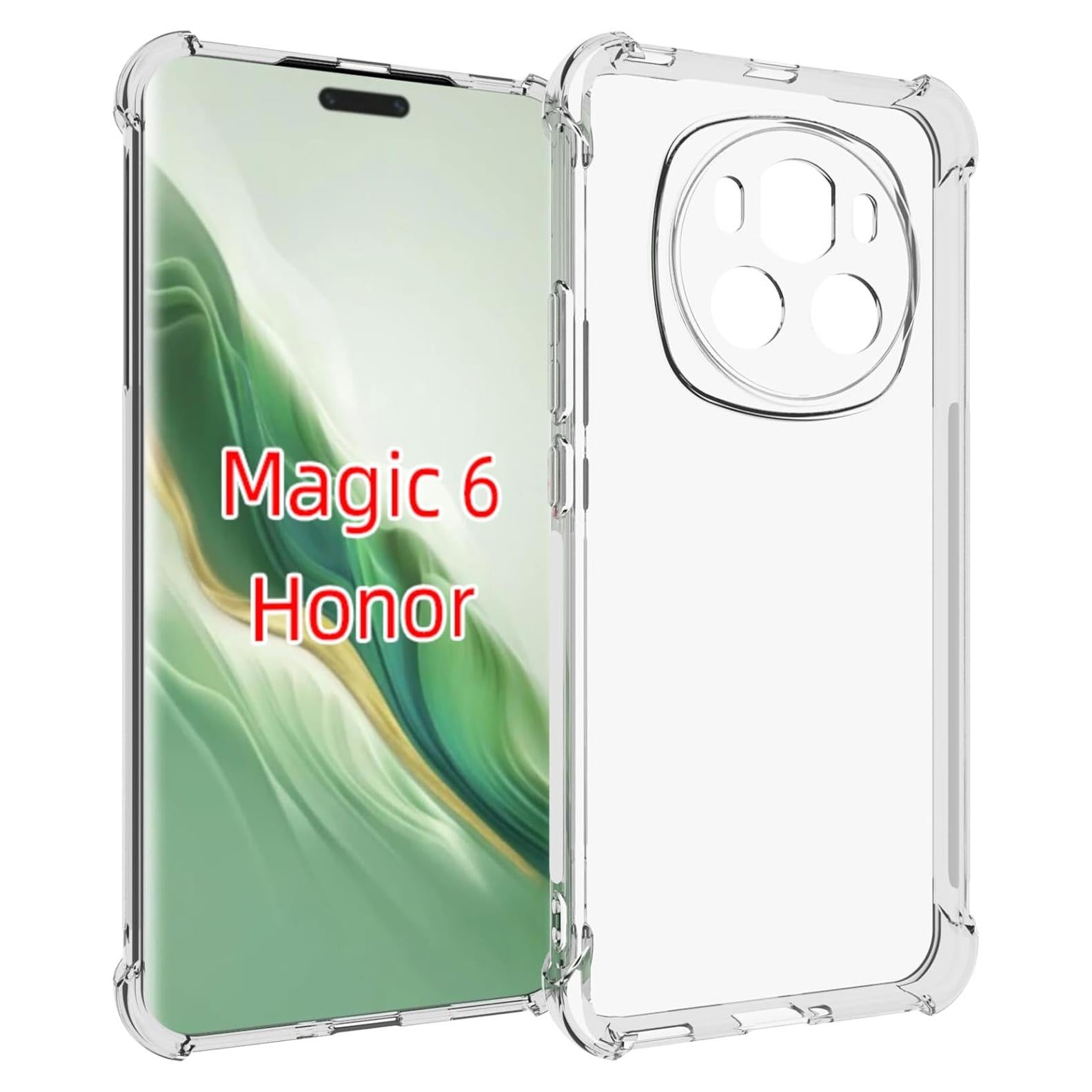 Funda TPU Transparente USTIYA para Honor Magic 6 - Protección Militar