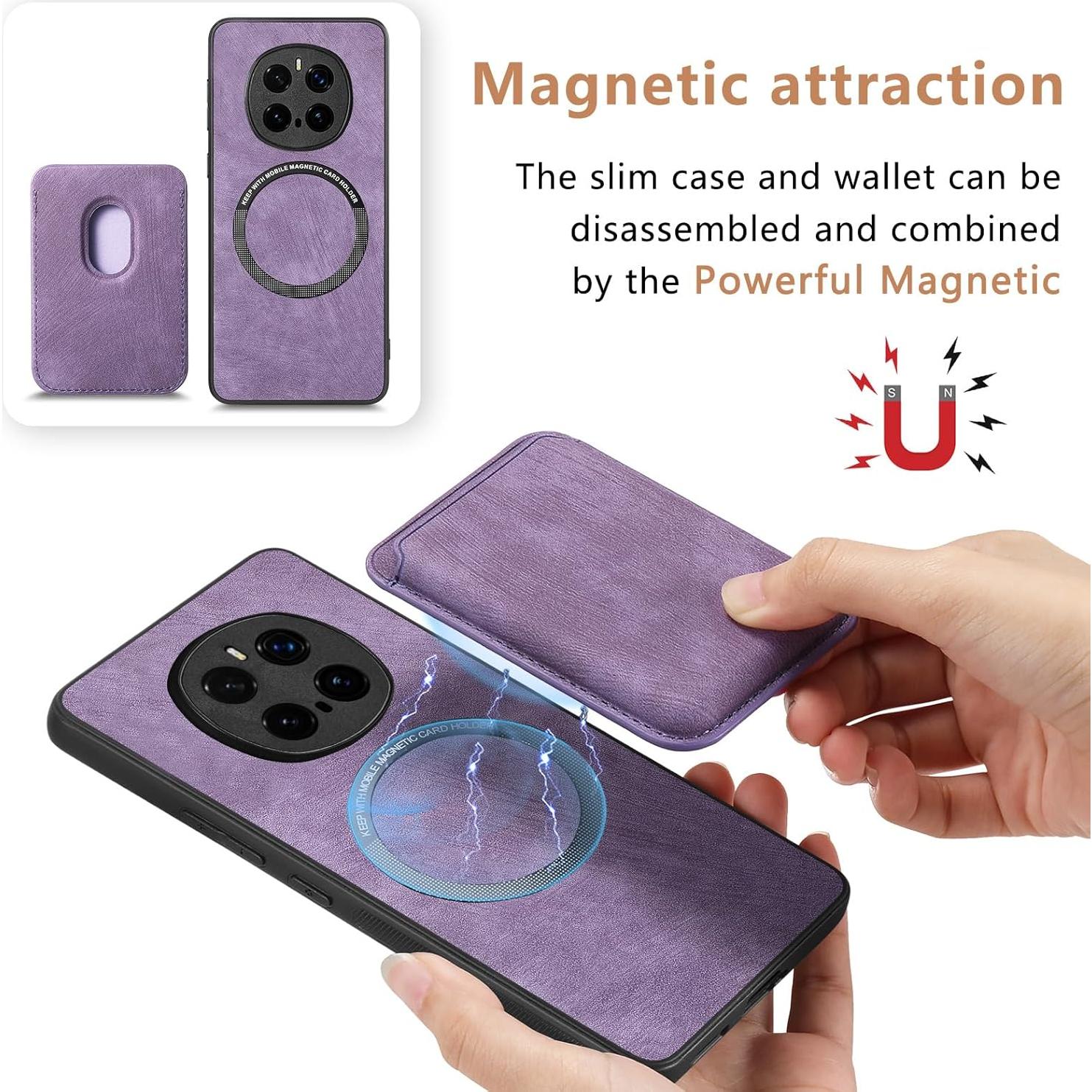 Funda Magnética Ephoou para Honor Magic 7 Pro - Cuero PU Slim