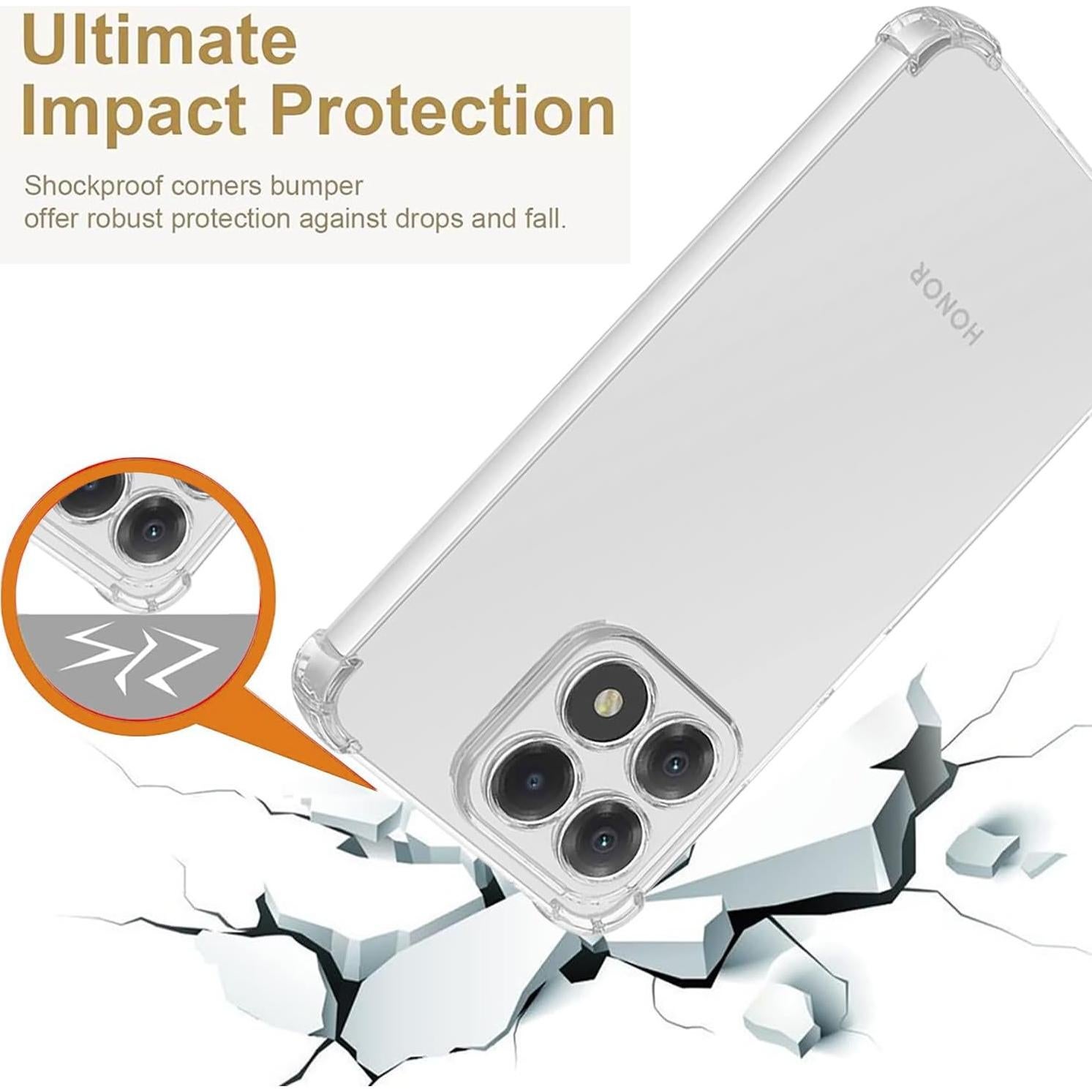 Funda TPU Transparente Honor X8b LLY-LX1 LLY-LX2 LLY-LX3