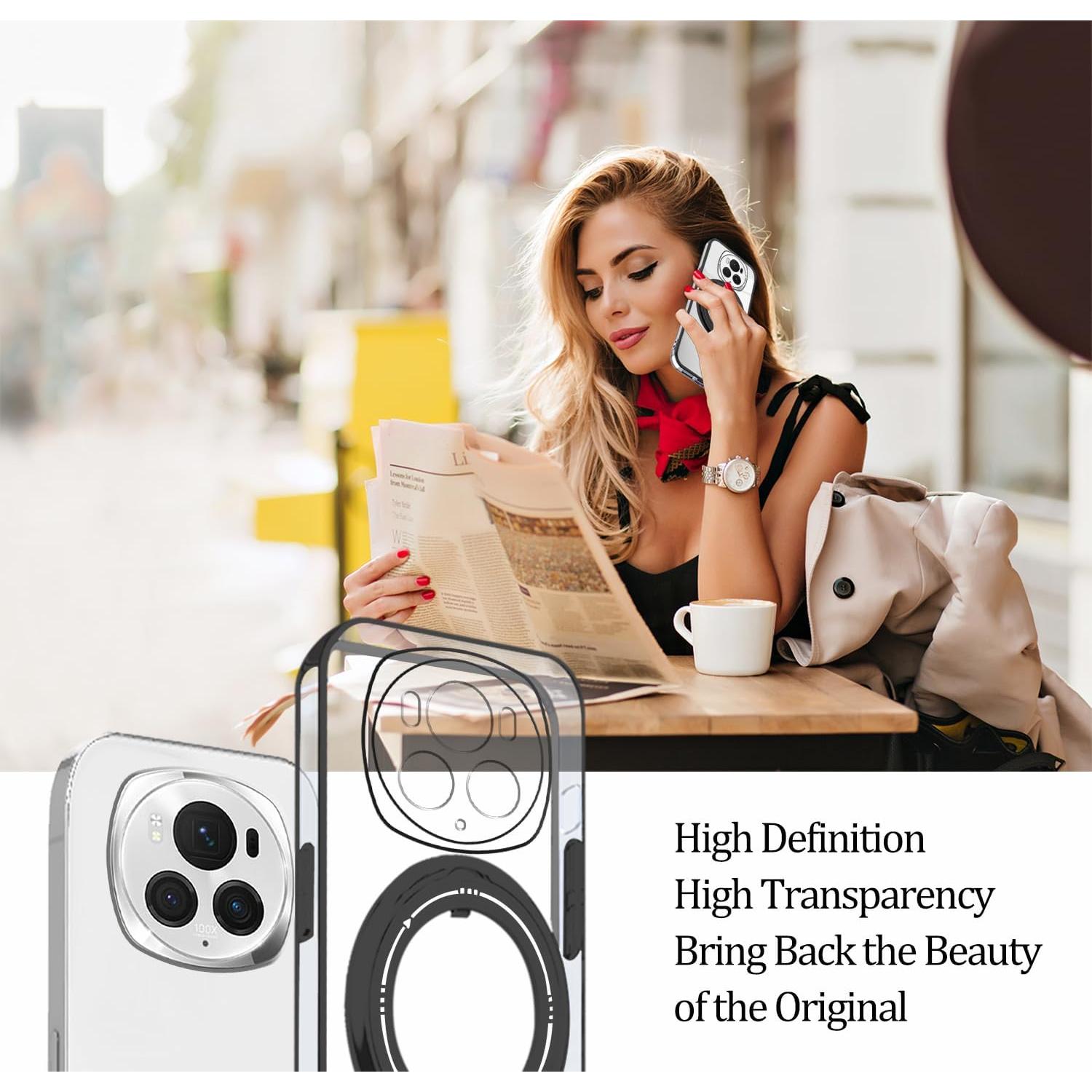 Funda Protectora Honor Magic 6 Pro Silicona TPU Transparente