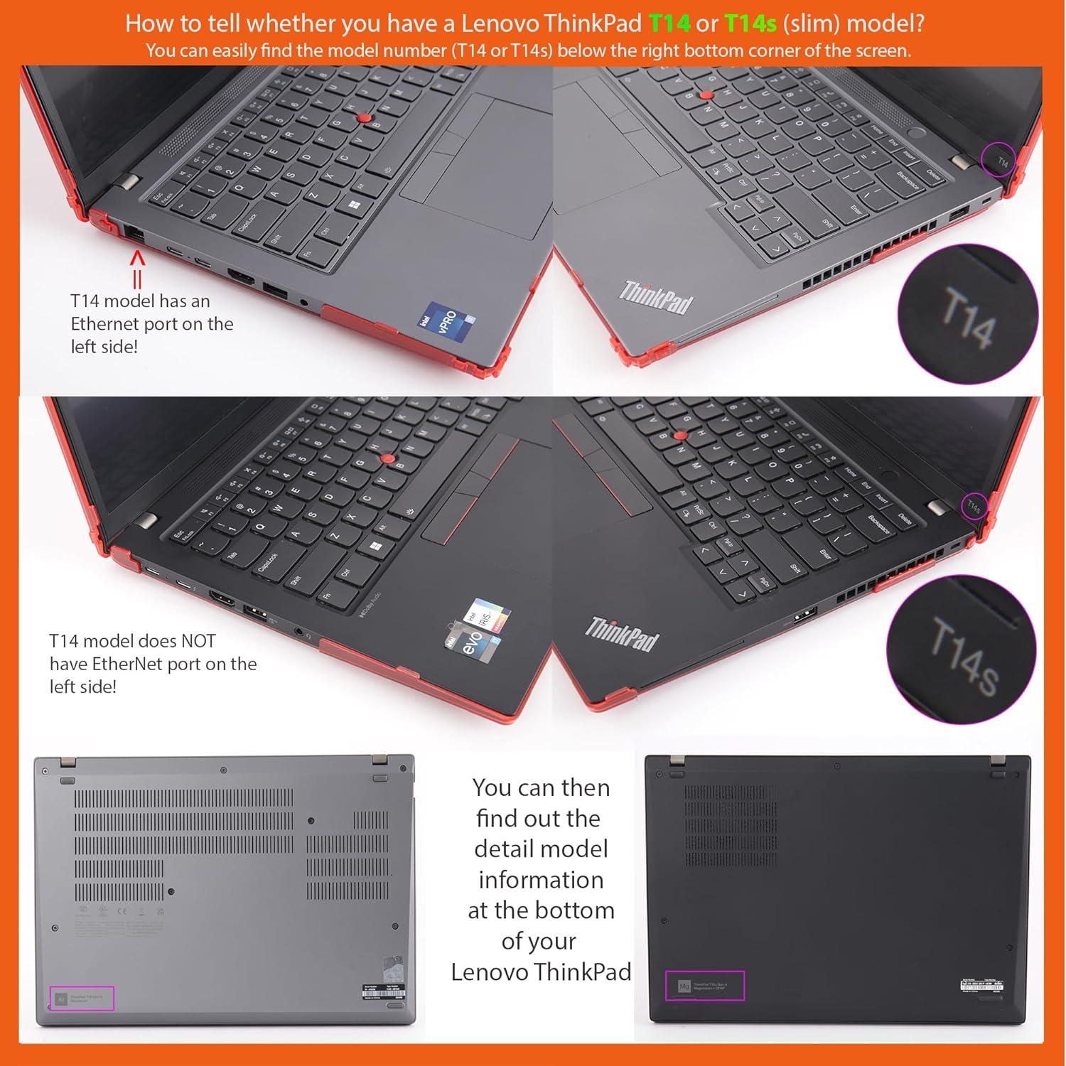 Funda mCover Rosa para Lenovo ThinkPad T14s Slim Gen 3/4