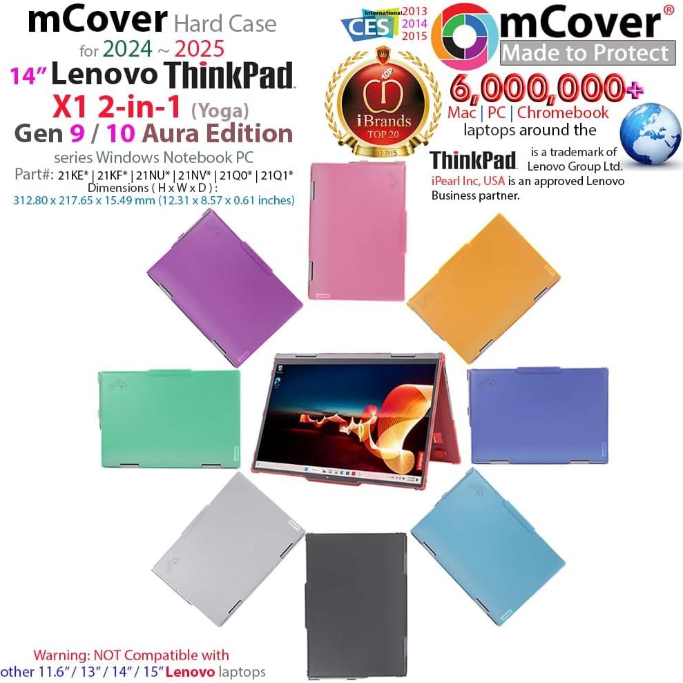 Funda mCover Aqua para Lenovo ThinkPad X1 2-en-1 14" 2024-2025