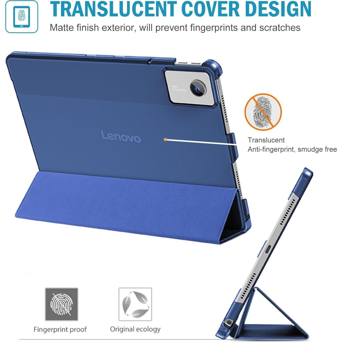 Funda Folio ProCase para Lenovo Idea Tab 11" 2025 - Azul marino