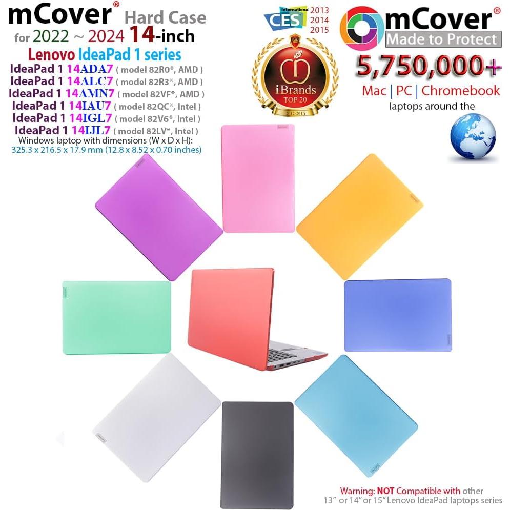 Estuche mCover Aqua para Lenovo IdeaPad 1 14" 2022-2024