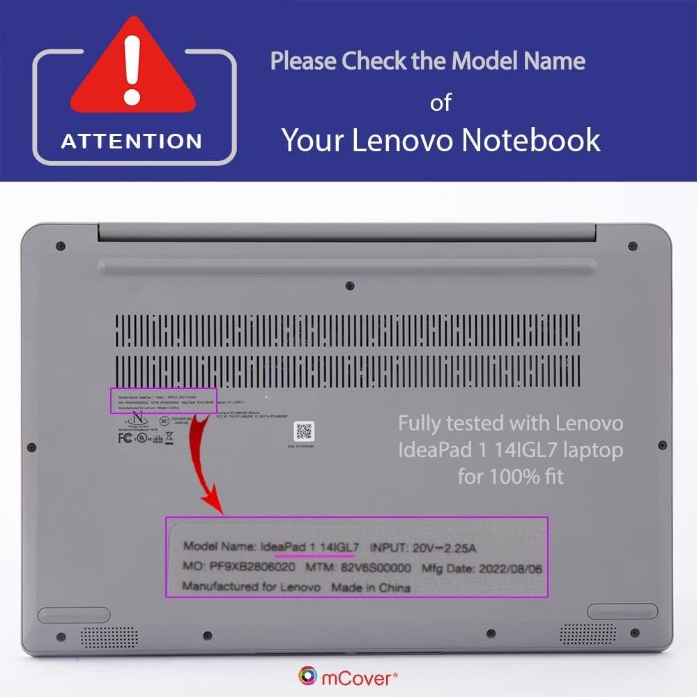 Estuche mCover Aqua para Lenovo IdeaPad 1 14" 2022-2024