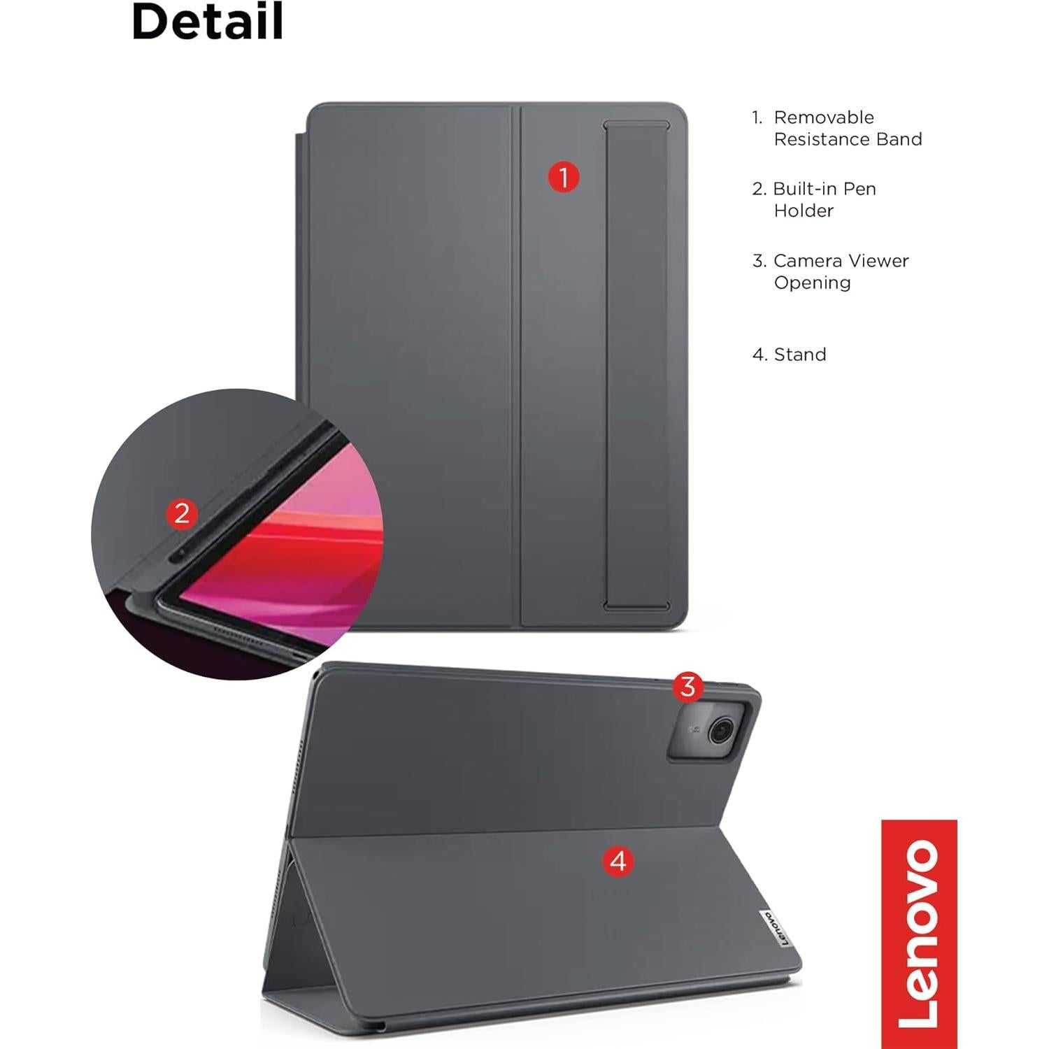 Funda Folio Lenovo Tab M11 - Protección Total y Soporte Convertible