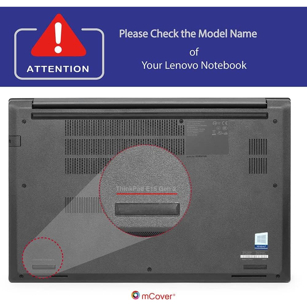 Funda mCover para Lenovo ThinkPad E14 Gen 2/3/4 14" Transparente