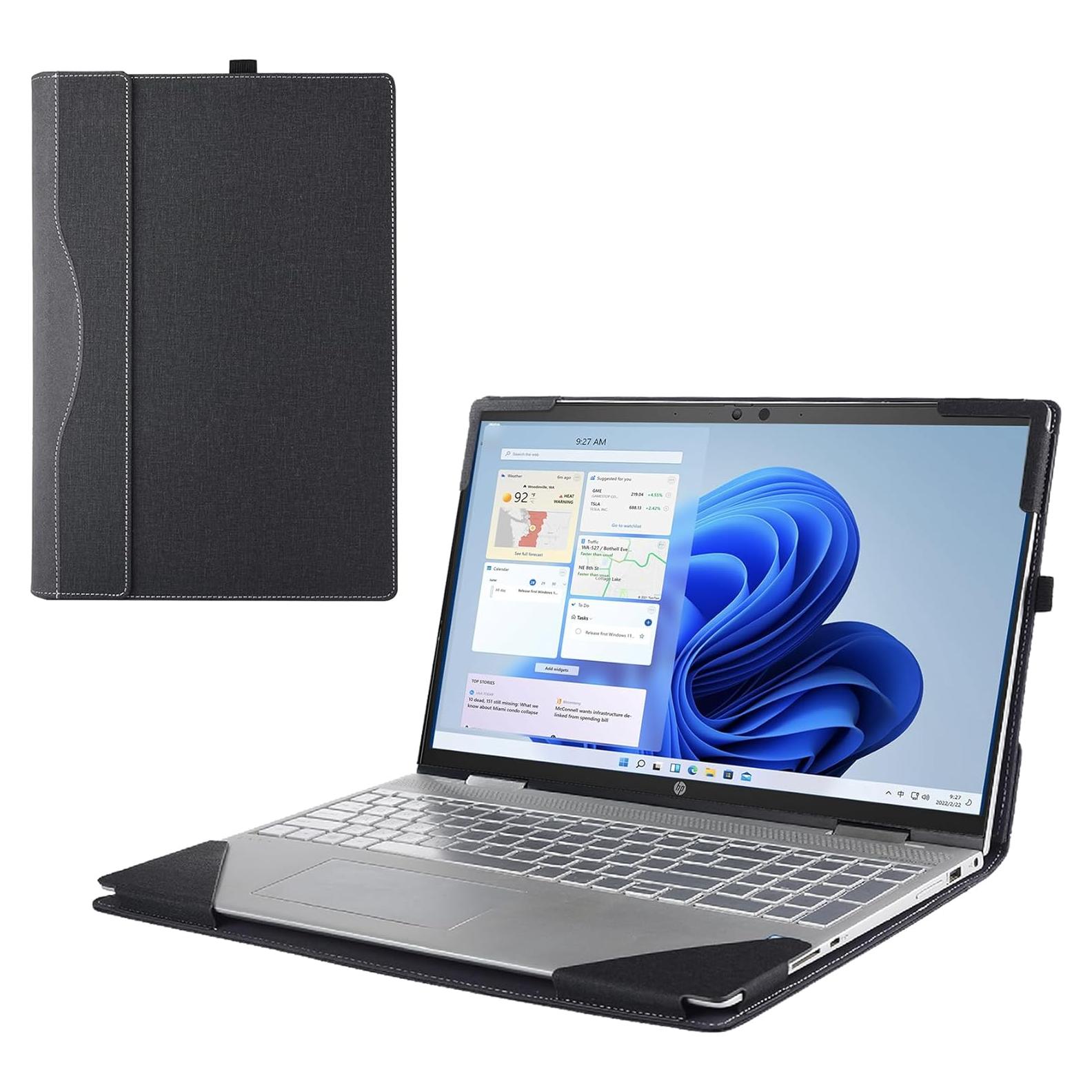 Funda para Laptop Lenovo V15 Gen 5/4/3/2 15.6" PU Negro