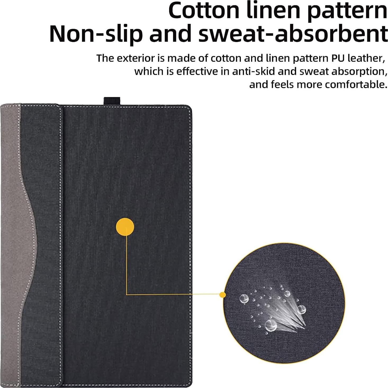 Funda para Laptop Lenovo V15 Gen 5/4/3/2 15.6" PU Negro